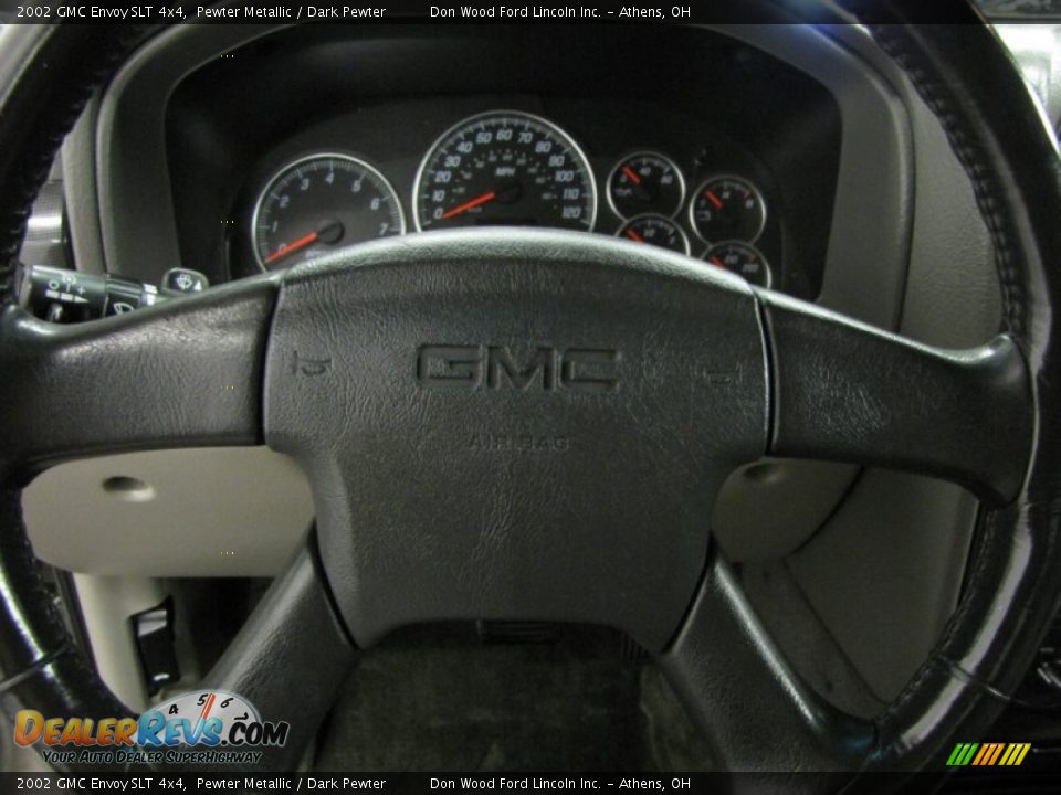 2002 GMC Envoy SLT 4x4 Pewter Metallic / Dark Pewter Photo #15