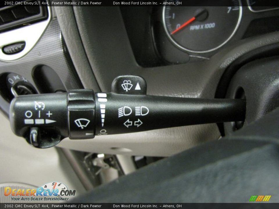 2002 GMC Envoy SLT 4x4 Pewter Metallic / Dark Pewter Photo #16