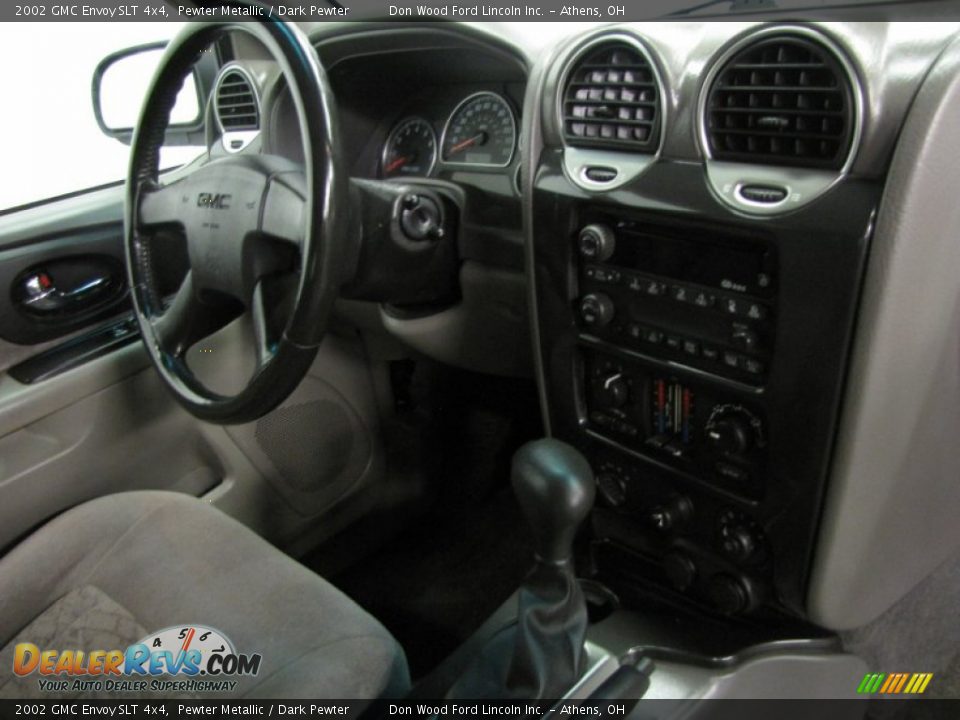 2002 GMC Envoy SLT 4x4 Pewter Metallic / Dark Pewter Photo #19
