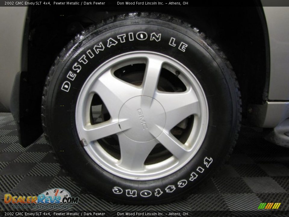 2002 GMC Envoy SLT 4x4 Pewter Metallic / Dark Pewter Photo #23