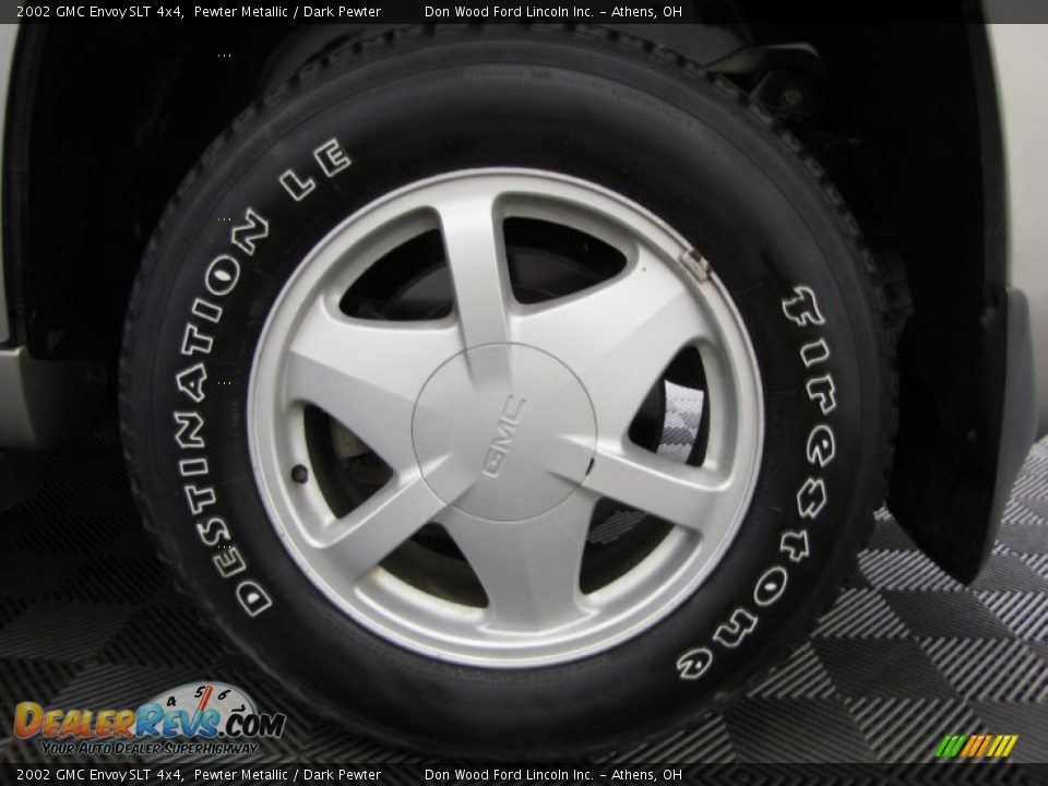 2002 GMC Envoy SLT 4x4 Pewter Metallic / Dark Pewter Photo #24