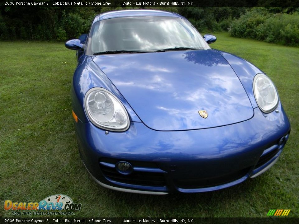 2006 Porsche Cayman S Cobalt Blue Metallic / Stone Grey Photo #10