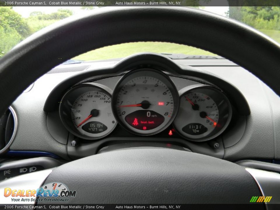 2006 Porsche Cayman S Gauges Photo #12