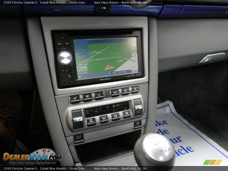 2006 Porsche Cayman S Cobalt Blue Metallic / Stone Grey Photo #13