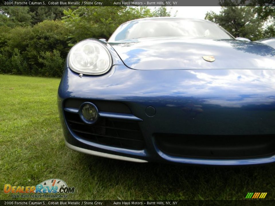 2006 Porsche Cayman S Cobalt Blue Metallic / Stone Grey Photo #23