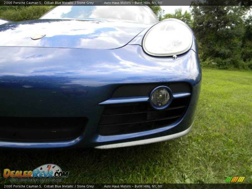 2006 Porsche Cayman S Cobalt Blue Metallic / Stone Grey Photo #24