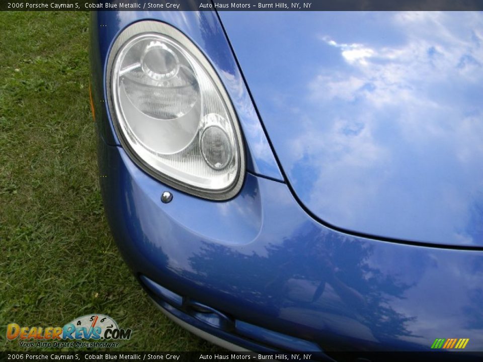 2006 Porsche Cayman S Cobalt Blue Metallic / Stone Grey Photo #25