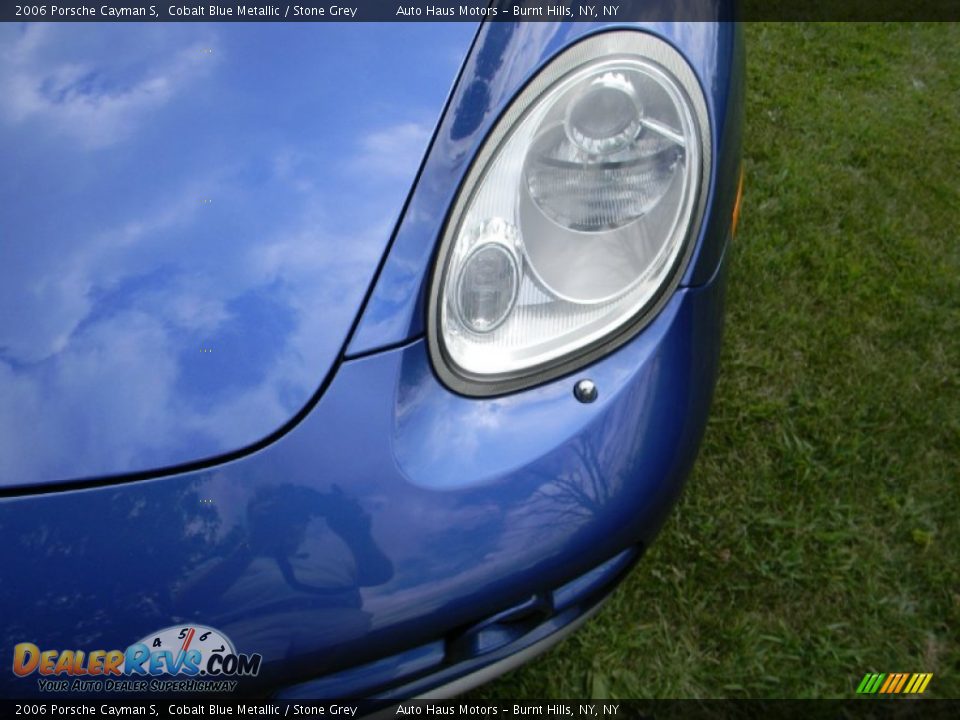 2006 Porsche Cayman S Cobalt Blue Metallic / Stone Grey Photo #26