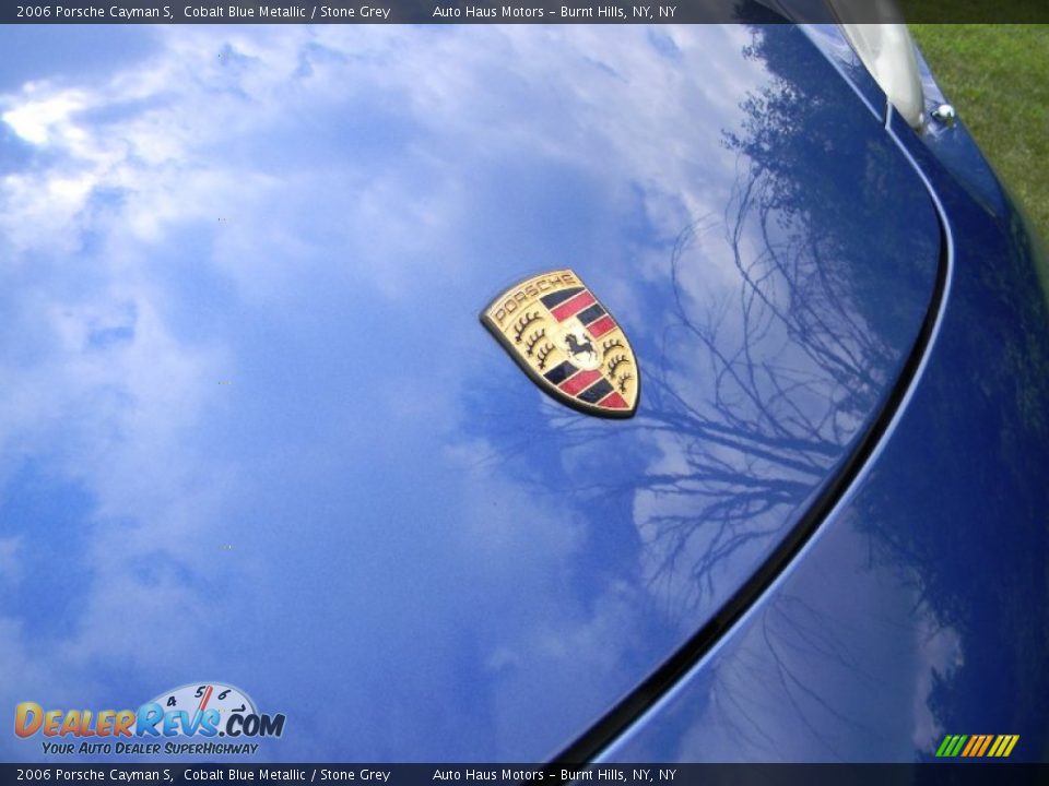 2006 Porsche Cayman S Cobalt Blue Metallic / Stone Grey Photo #27