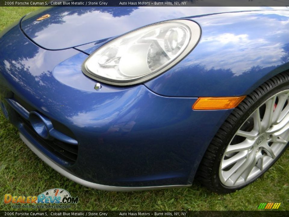 2006 Porsche Cayman S Cobalt Blue Metallic / Stone Grey Photo #28