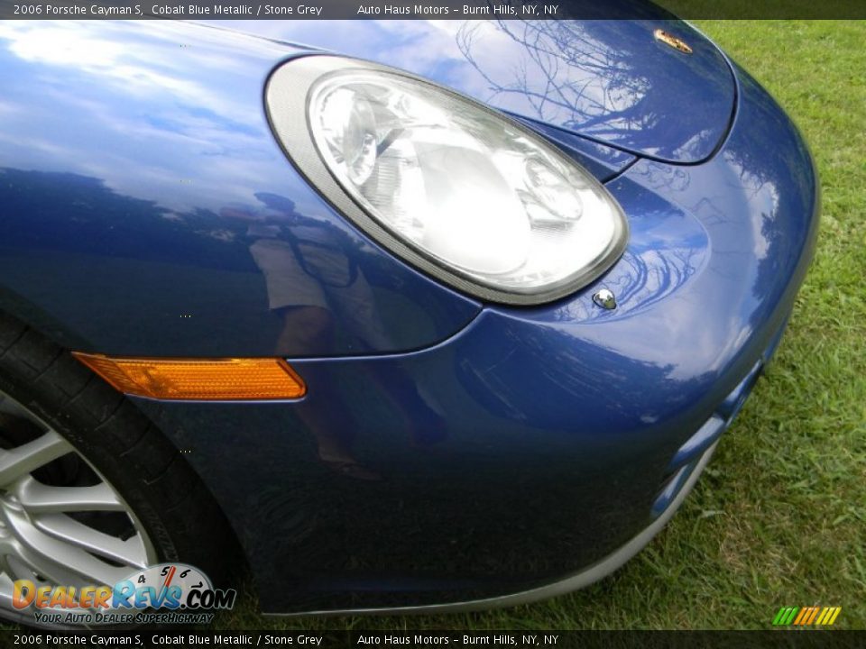 2006 Porsche Cayman S Cobalt Blue Metallic / Stone Grey Photo #29