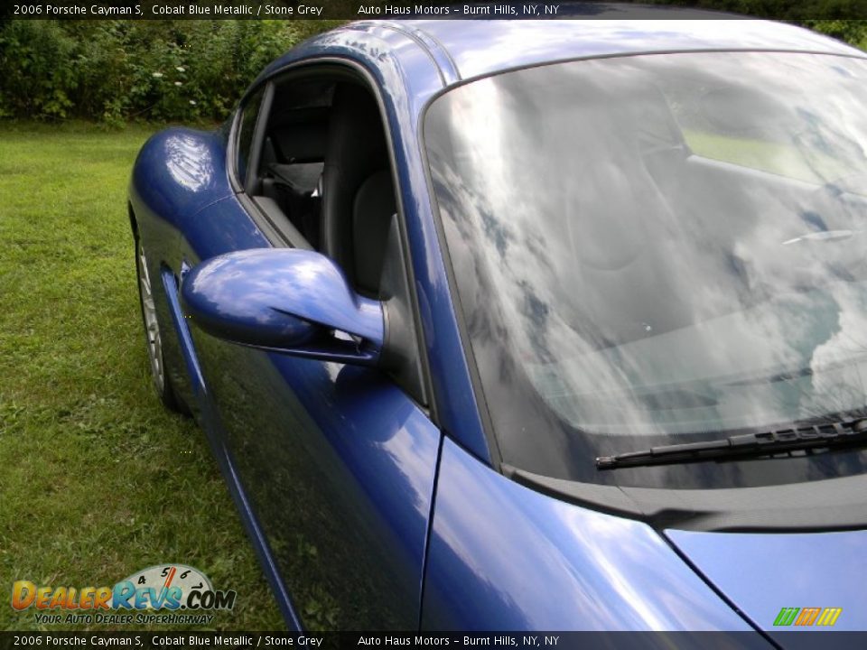 2006 Porsche Cayman S Cobalt Blue Metallic / Stone Grey Photo #30