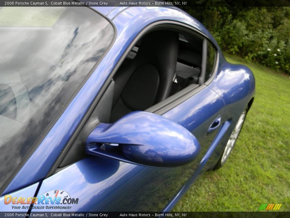 2006 Porsche Cayman S Cobalt Blue Metallic / Stone Grey Photo #31