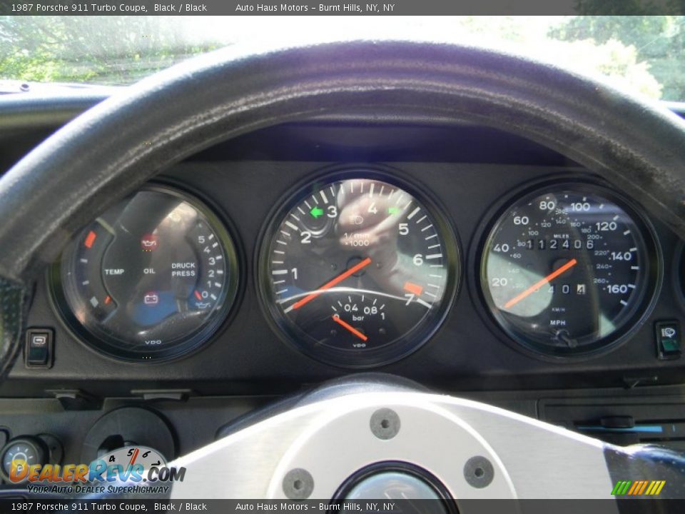 1987 Porsche 911 Turbo Coupe Gauges Photo #14
