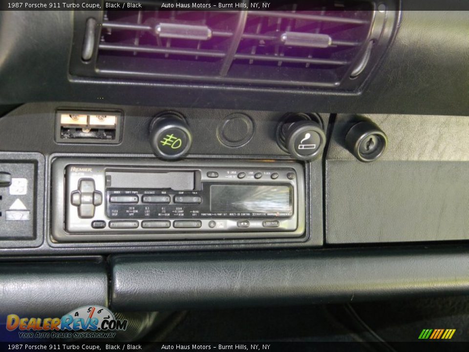 1987 Porsche 911 Turbo Coupe Black / Black Photo #19