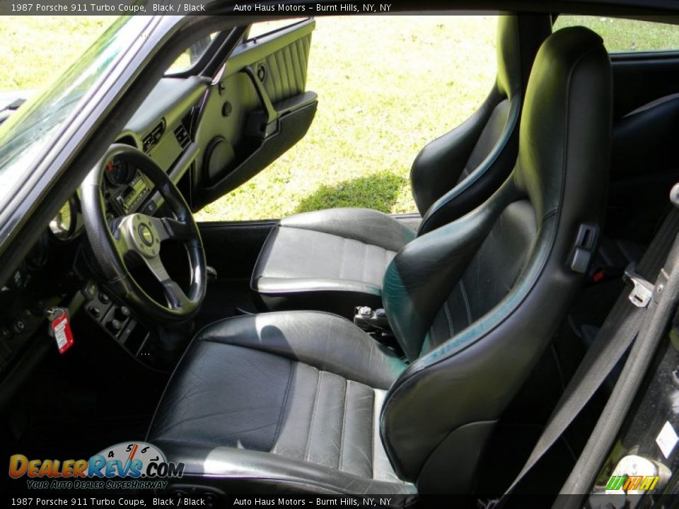 Front Seat of 1987 Porsche 911 Turbo Coupe Photo #21