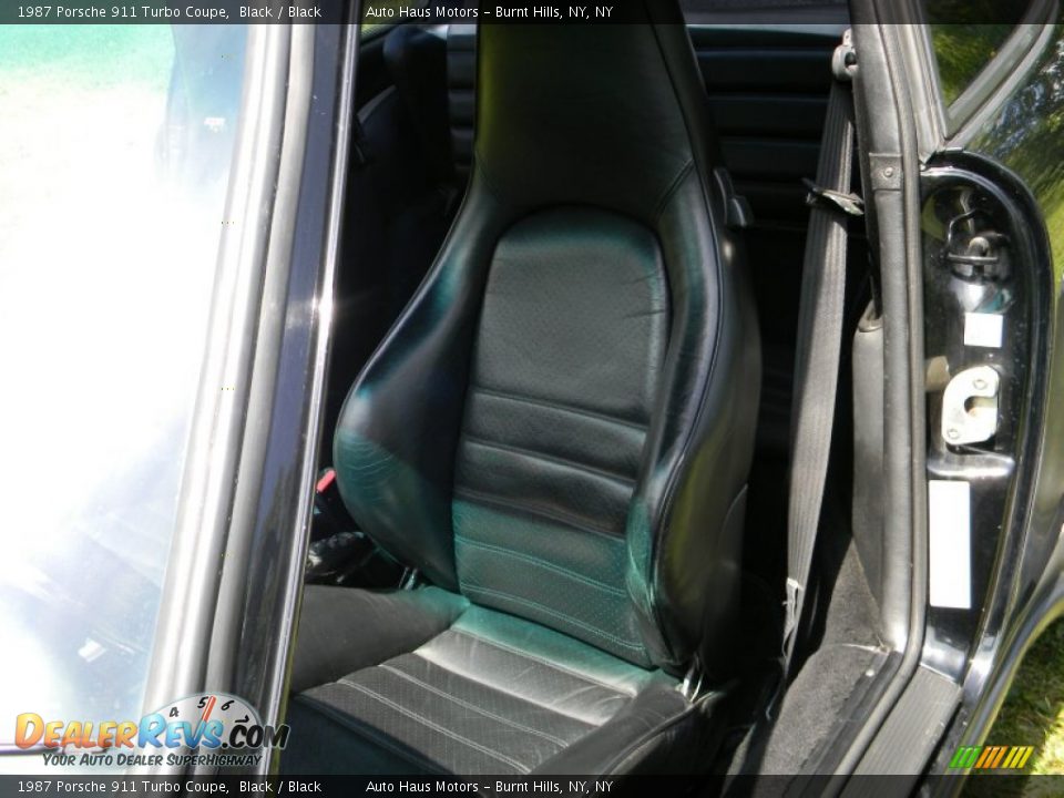 Front Seat of 1987 Porsche 911 Turbo Coupe Photo #22