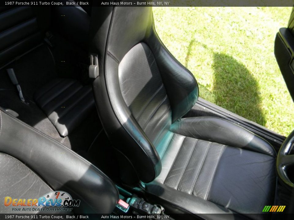 Front Seat of 1987 Porsche 911 Turbo Coupe Photo #23