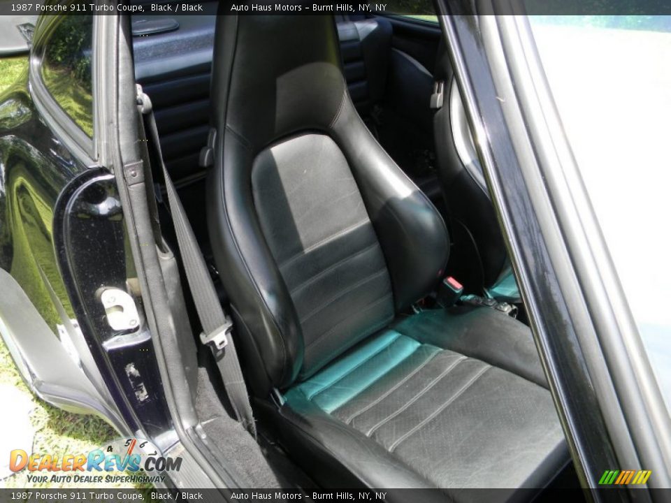 Front Seat of 1987 Porsche 911 Turbo Coupe Photo #24