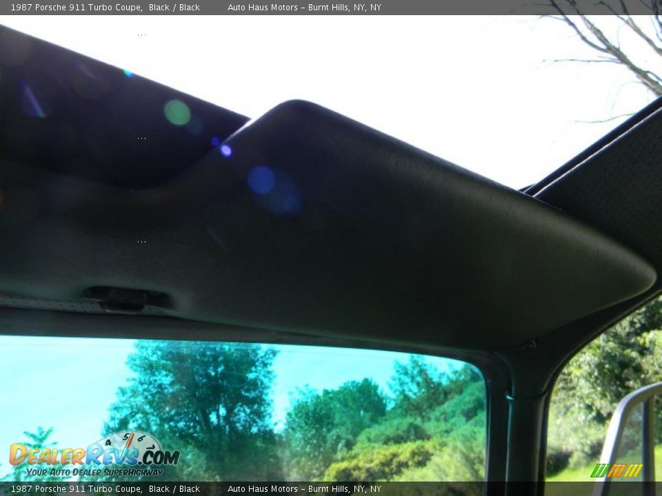 1987 Porsche 911 Turbo Coupe Black / Black Photo #28