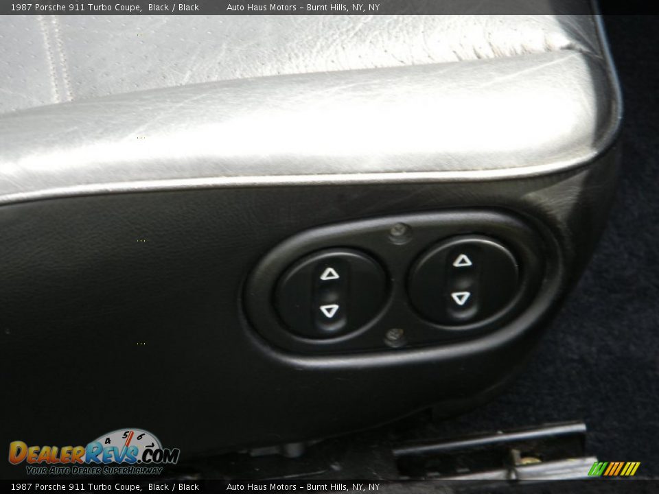 1987 Porsche 911 Turbo Coupe Black / Black Photo #30