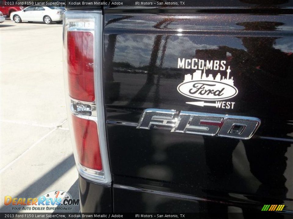2013 Ford F150 Lariat SuperCrew Kodiak Brown Metallic / Adobe Photo #8