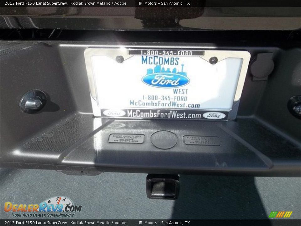 2013 Ford F150 Lariat SuperCrew Kodiak Brown Metallic / Adobe Photo #9
