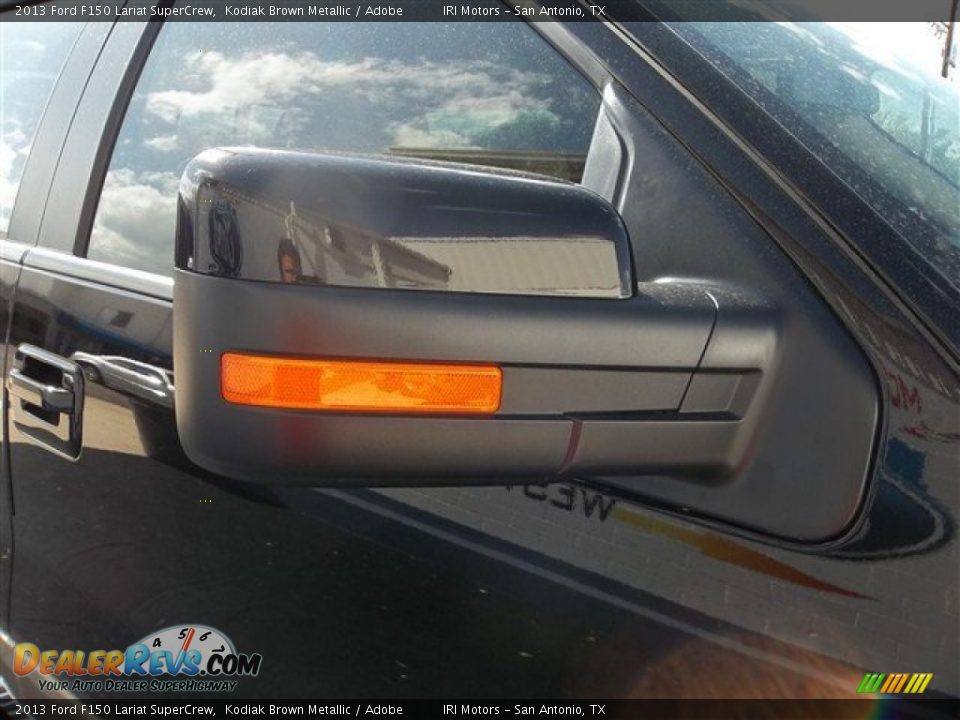 2013 Ford F150 Lariat SuperCrew Kodiak Brown Metallic / Adobe Photo #17