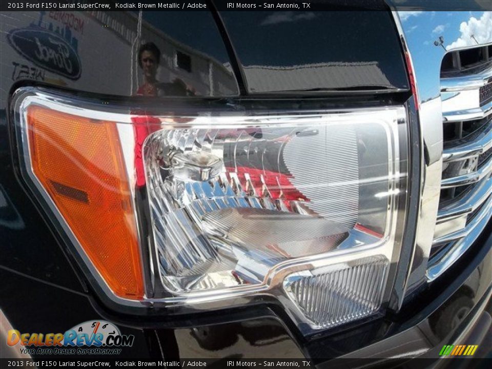 2013 Ford F150 Lariat SuperCrew Kodiak Brown Metallic / Adobe Photo #18