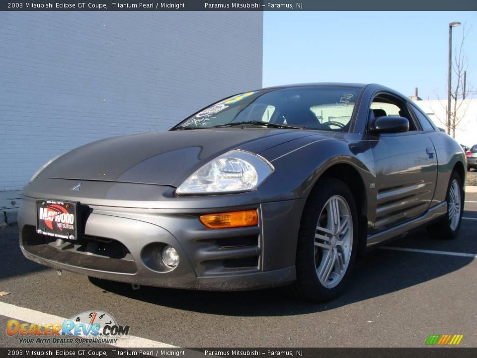 2003 Mitsubishi Eclipse GT Coupe Titanium Pearl / Midnight Photo #1