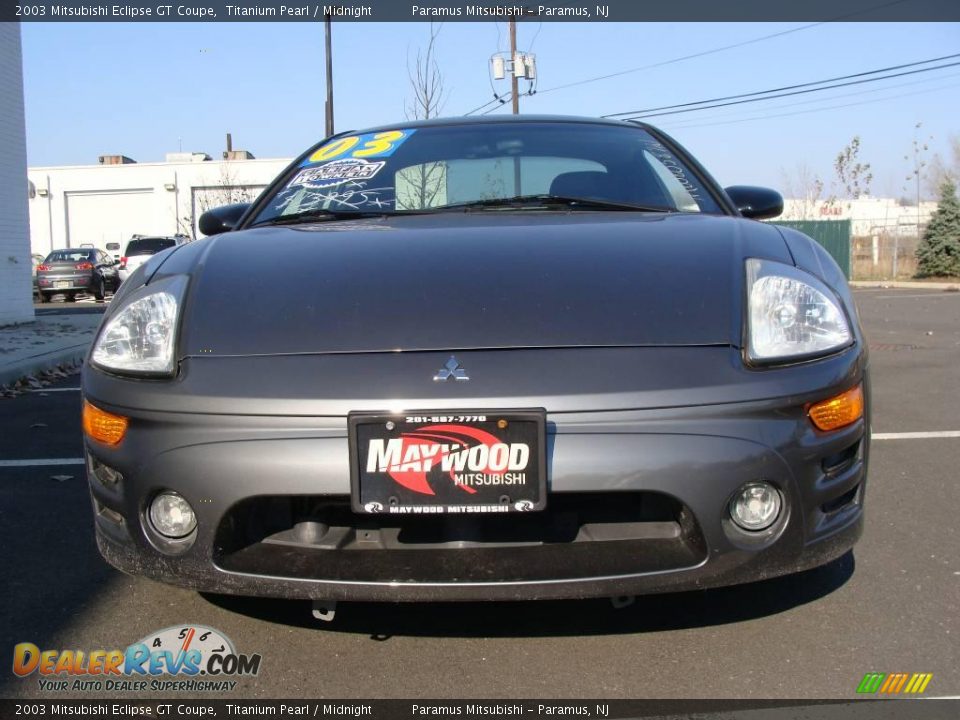 2003 Mitsubishi Eclipse GT Coupe Titanium Pearl / Midnight Photo #2