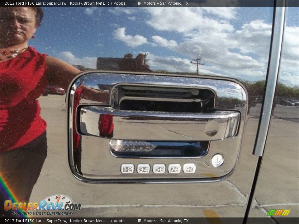 2013 Ford F150 Lariat SuperCrew Kodiak Brown Metallic / Adobe Photo #21