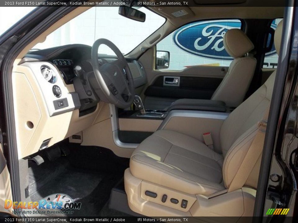 2013 Ford F150 Lariat SuperCrew Kodiak Brown Metallic / Adobe Photo #22