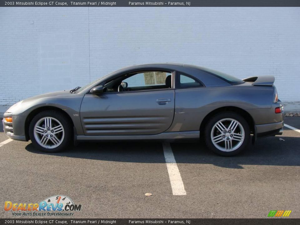 2003 Mitsubishi Eclipse GT Coupe Titanium Pearl / Midnight Photo #3