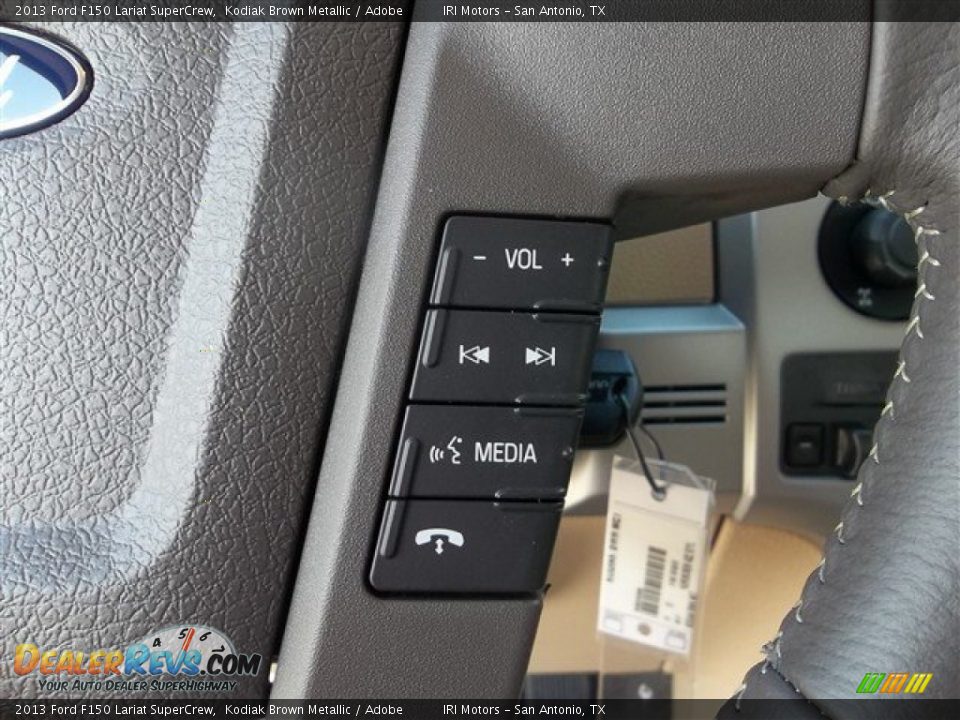 2013 Ford F150 Lariat SuperCrew Kodiak Brown Metallic / Adobe Photo #25