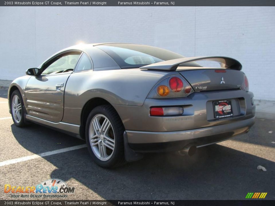 2003 Mitsubishi Eclipse GT Coupe Titanium Pearl / Midnight Photo #4