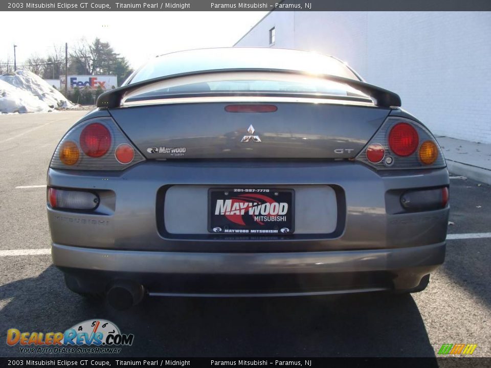 2003 Mitsubishi Eclipse GT Coupe Titanium Pearl / Midnight Photo #5