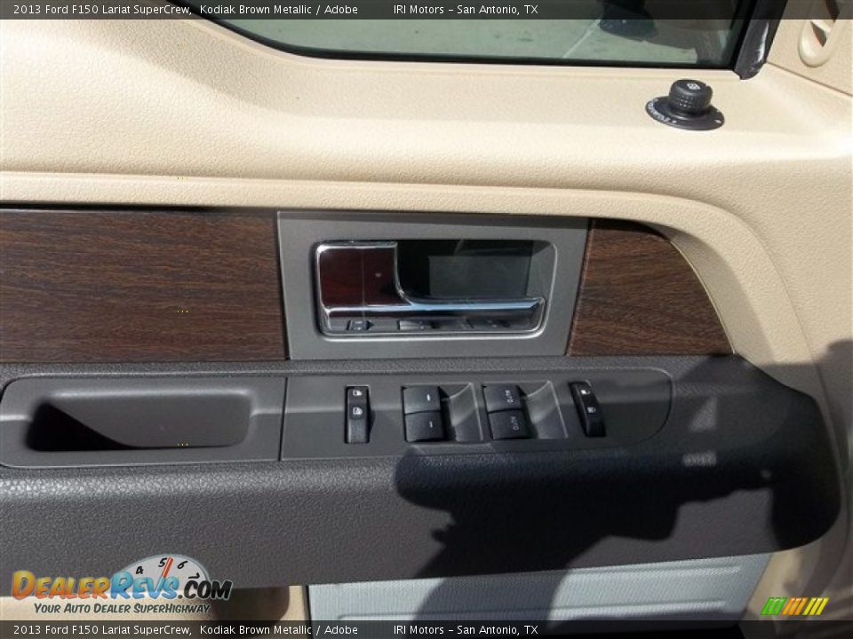 2013 Ford F150 Lariat SuperCrew Kodiak Brown Metallic / Adobe Photo #32