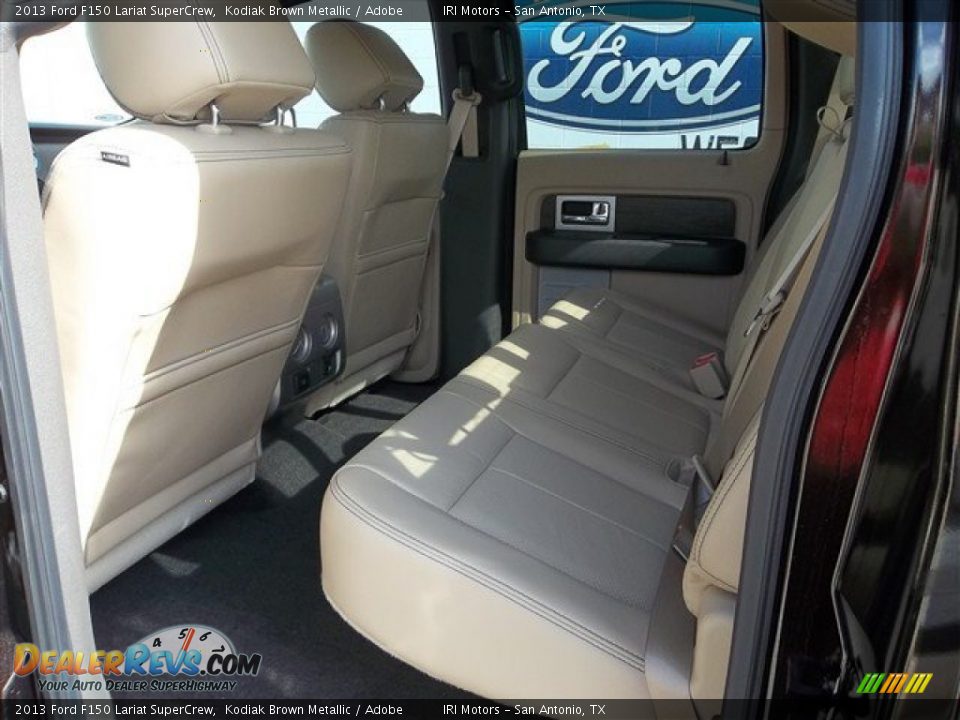 2013 Ford F150 Lariat SuperCrew Kodiak Brown Metallic / Adobe Photo #33
