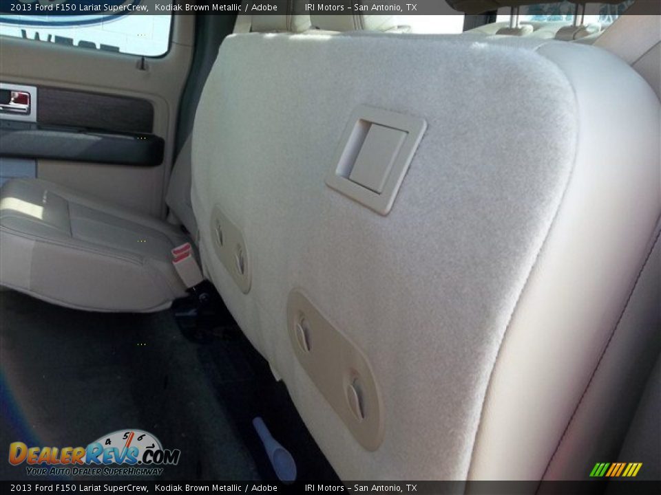 2013 Ford F150 Lariat SuperCrew Kodiak Brown Metallic / Adobe Photo #34