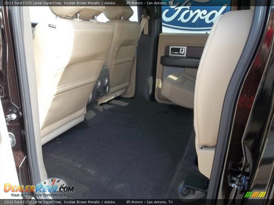 2013 Ford F150 Lariat SuperCrew Kodiak Brown Metallic / Adobe Photo #35