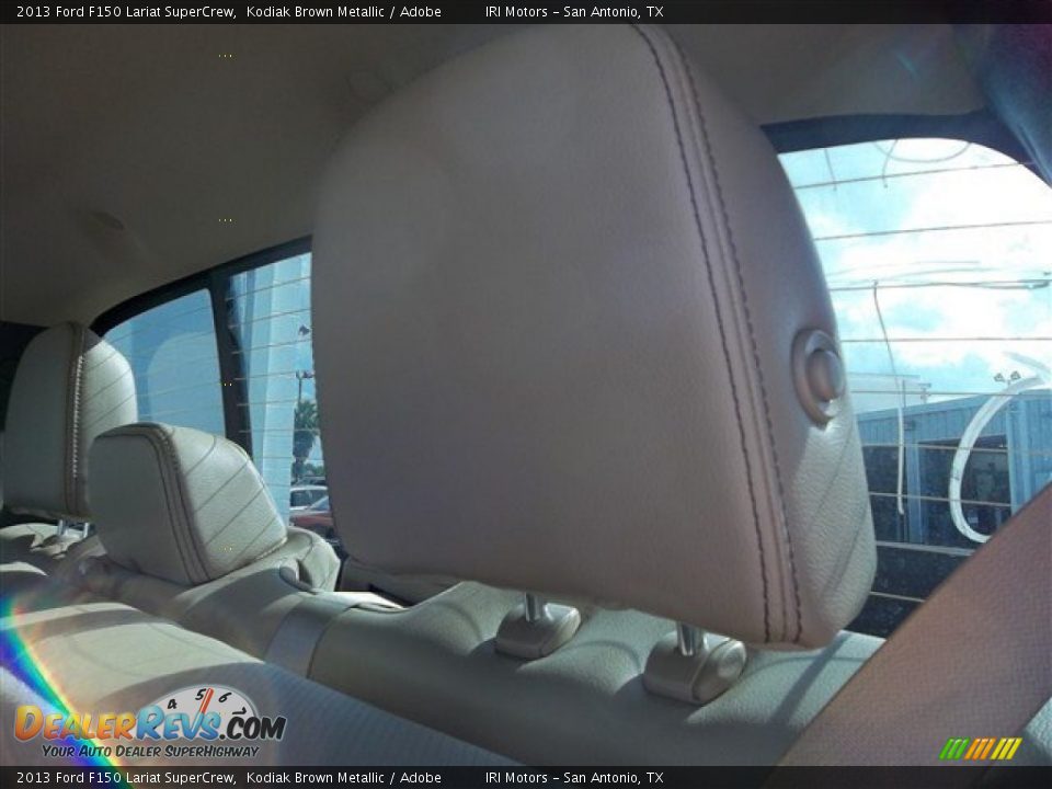 2013 Ford F150 Lariat SuperCrew Kodiak Brown Metallic / Adobe Photo #36