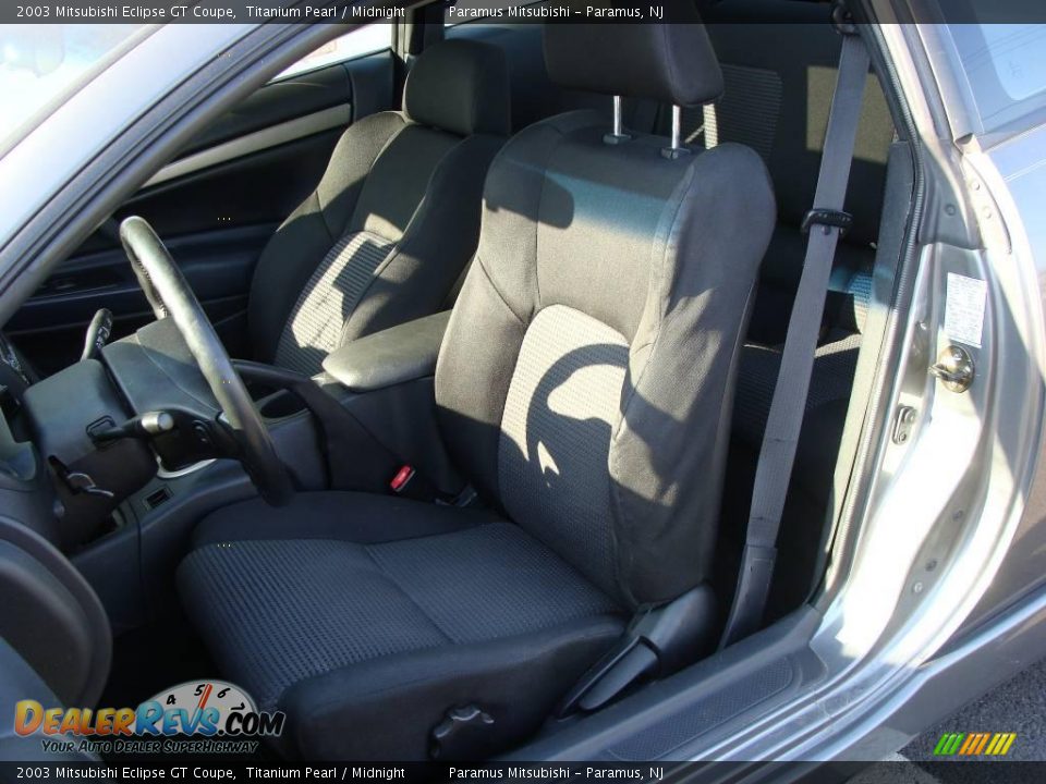 2003 Mitsubishi Eclipse GT Coupe Titanium Pearl / Midnight Photo #11