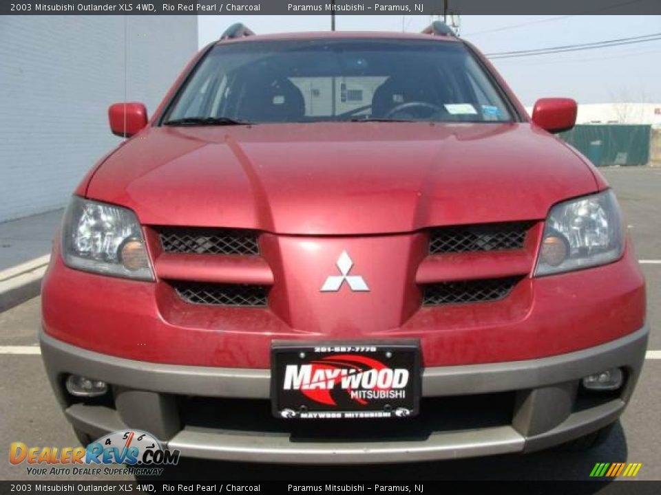 2003 Mitsubishi Outlander XLS 4WD Rio Red Pearl / Charcoal Photo #2