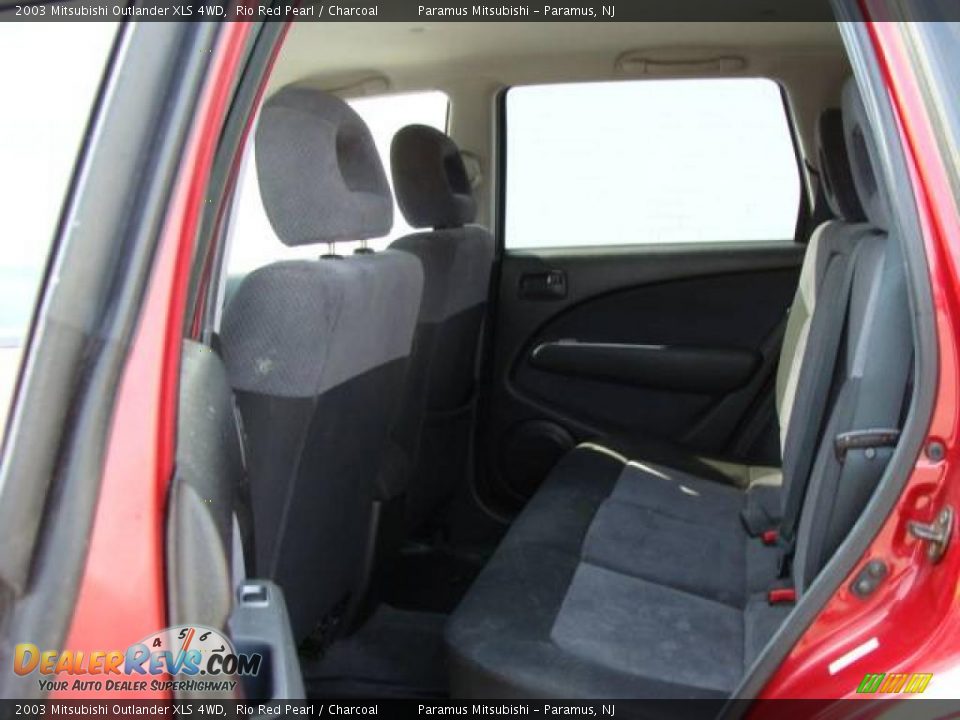 2003 Mitsubishi Outlander XLS 4WD Rio Red Pearl / Charcoal Photo #7