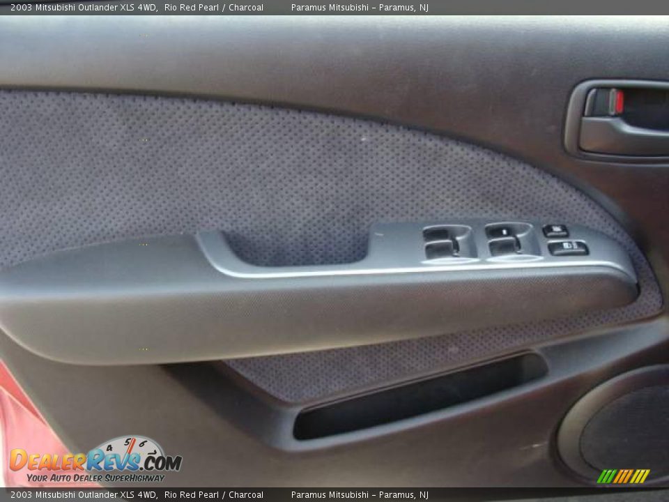 2003 Mitsubishi Outlander XLS 4WD Rio Red Pearl / Charcoal Photo #8