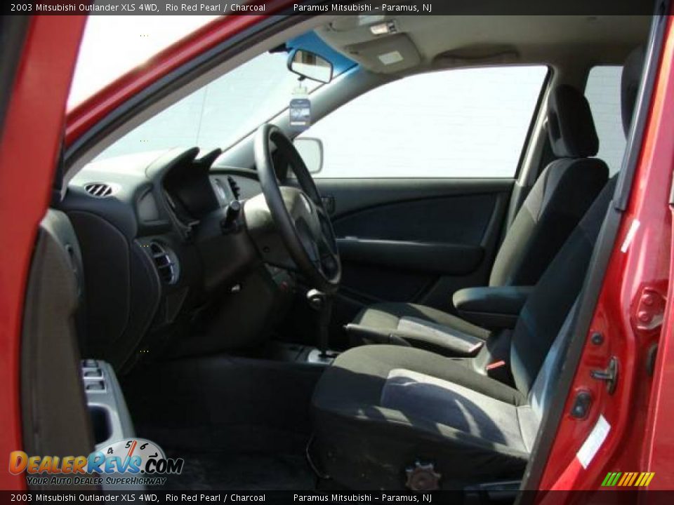 2003 Mitsubishi Outlander XLS 4WD Rio Red Pearl / Charcoal Photo #9