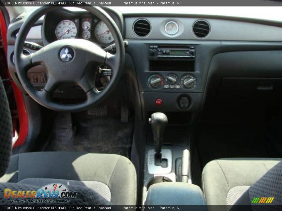 2003 Mitsubishi Outlander XLS 4WD Rio Red Pearl / Charcoal Photo #11