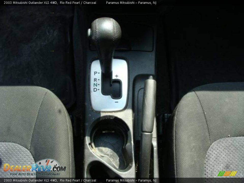 2003 Mitsubishi Outlander XLS 4WD Rio Red Pearl / Charcoal Photo #14
