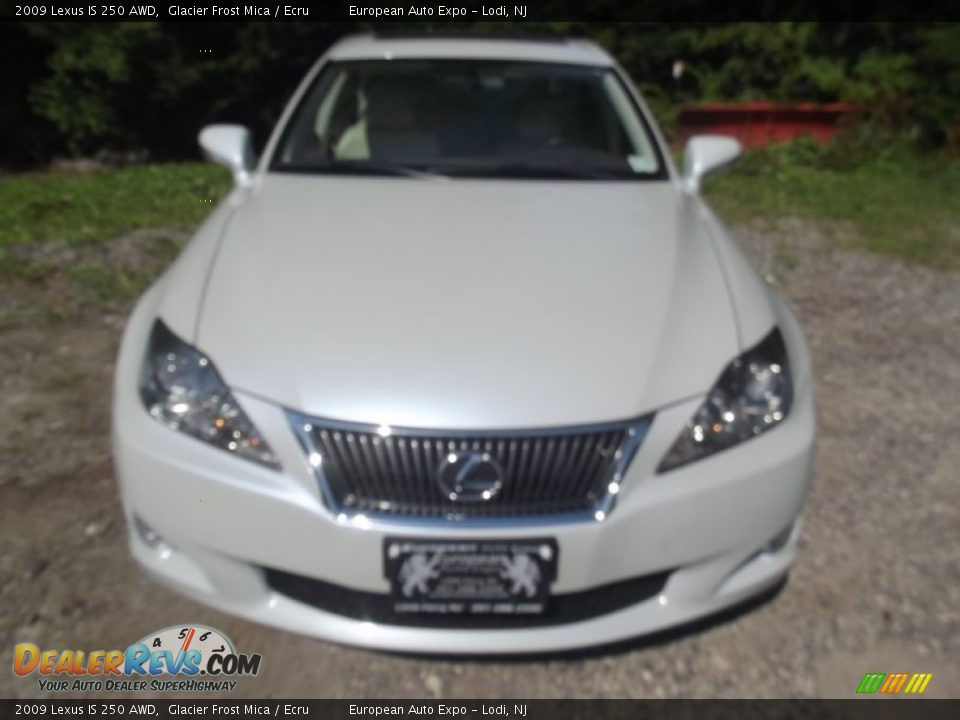 2009 Lexus IS 250 AWD Glacier Frost Mica / Ecru Photo #7